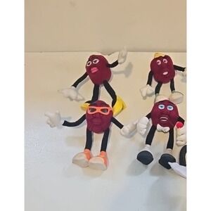 Vintage California Raisins Lot of 4‎ Figures 1988